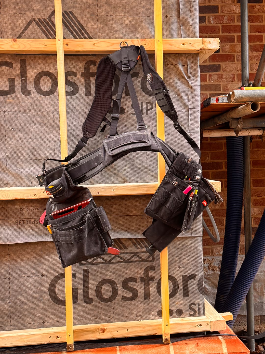 Customer photo review of DiamondBack Toolbelts | Cirro Deluxe Suspenders