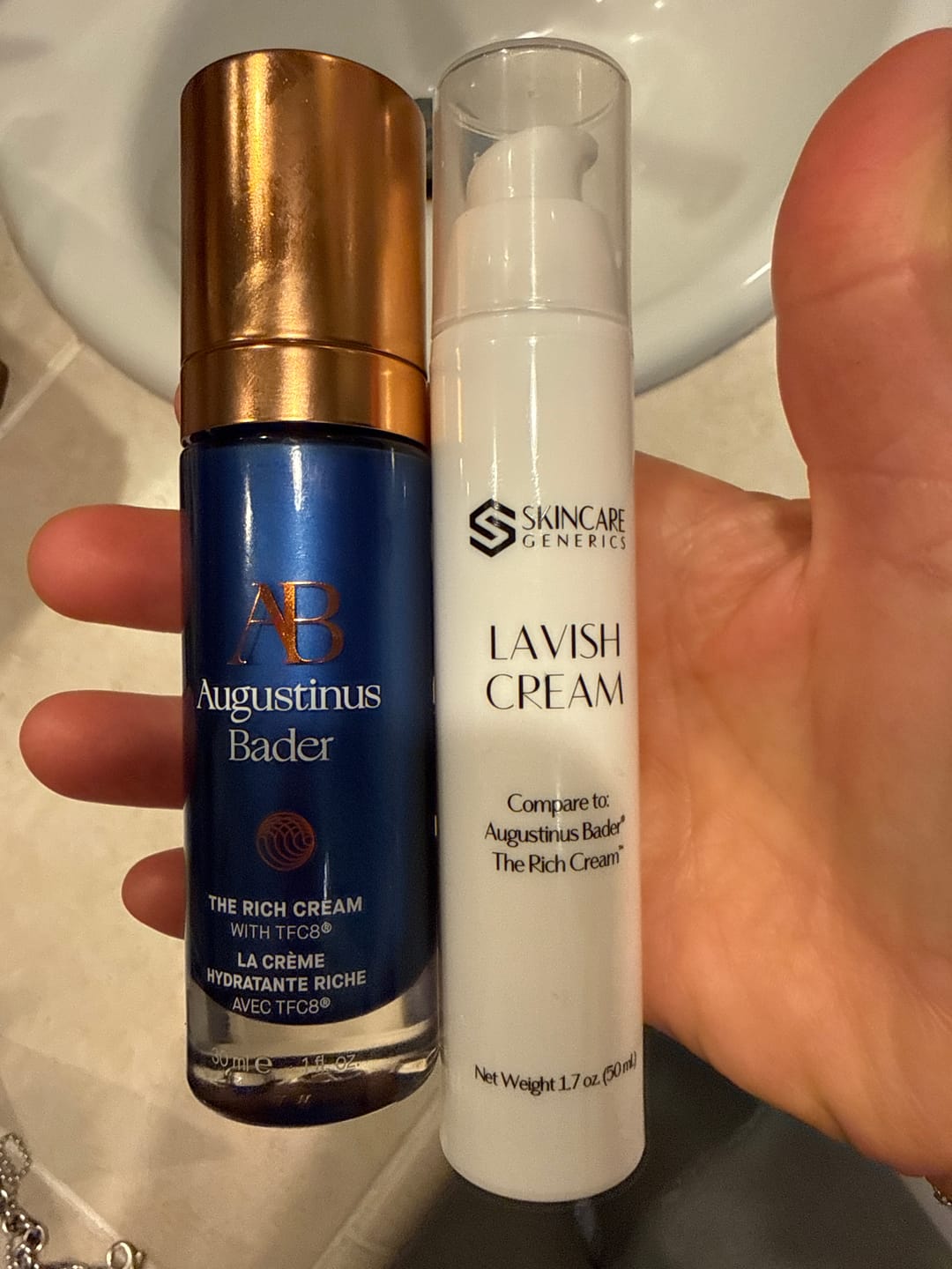 Customer photo review of LAVISH CREAM | RICH HYDRATION