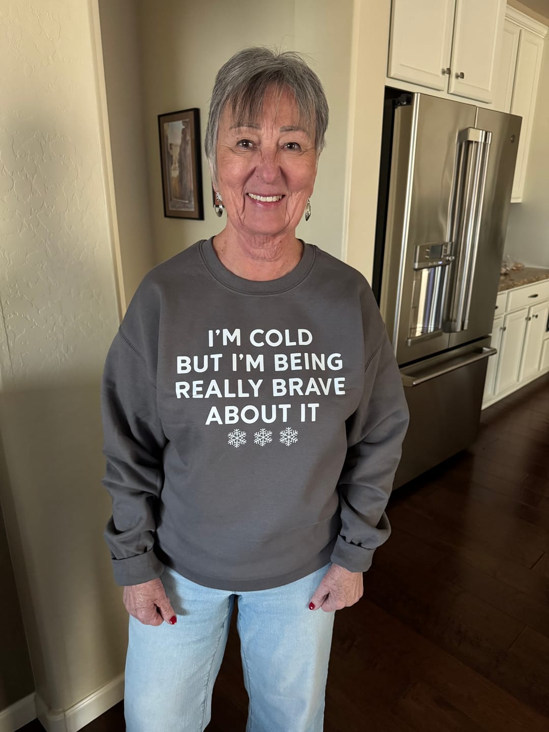 Customer photo review of I'm Cold But Am Being Really Brave