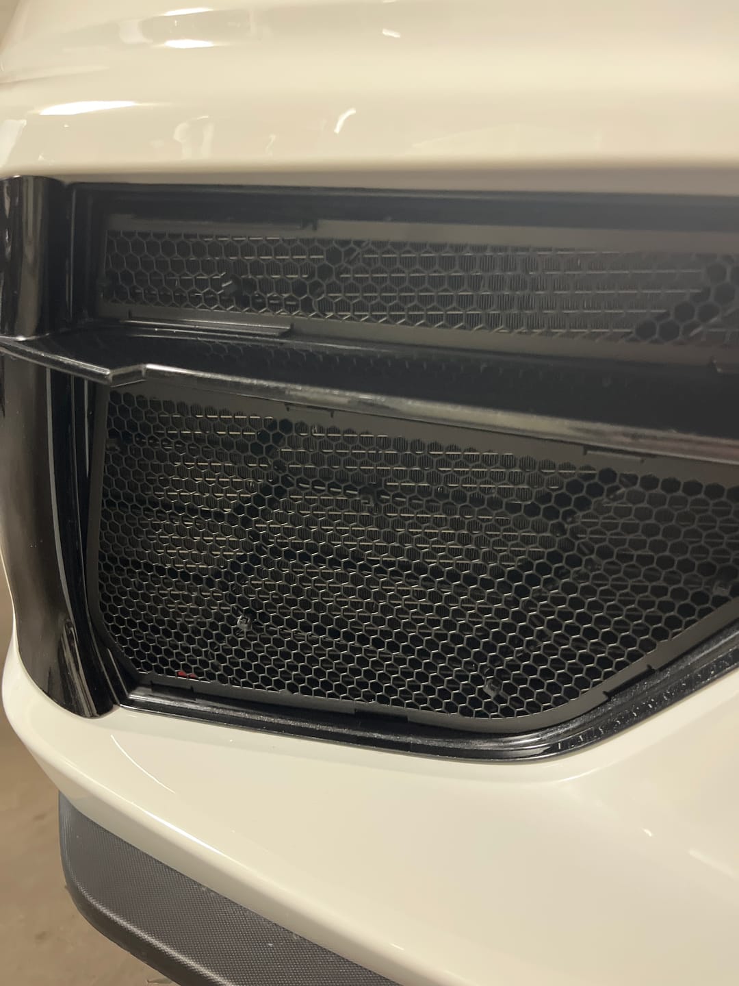 Customer photo review of Corvette C8 Front Mesh Grill Insert Cover