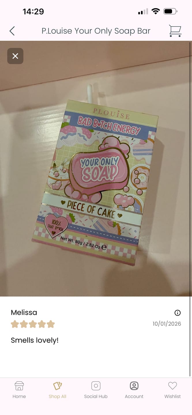 Customer photo review of P.Louise Your Only Soap Bar