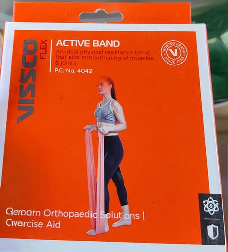Customer photo review of Active Band | Physical Resistance Band for Exercise, Workouts, Gym, Stretching, Yoga | Muscles & Joints Strengthener