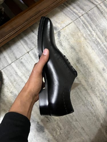 Customer photo review of Wholecut Oxfords - Black