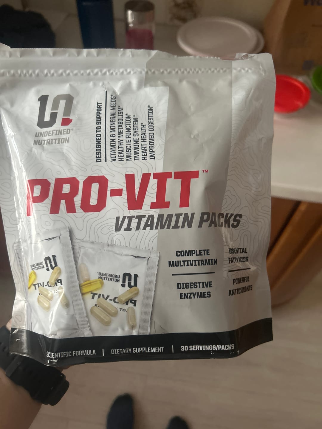 Customer photo review of PRO-VIT VITAMIN PACK