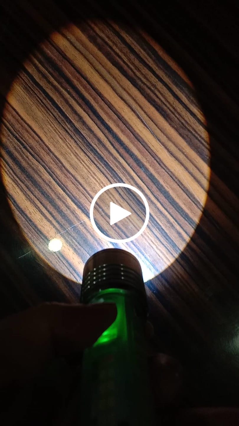 Customer video review of Lot Imported Coba USB Rechargeable Flashlight