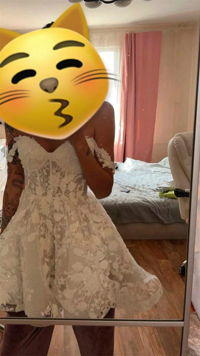 Customer photo review of Baylee Mini Dress