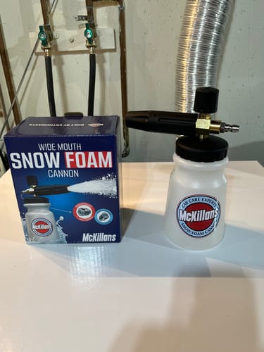 Customer photo review of Wide Mouth Foam Cannon