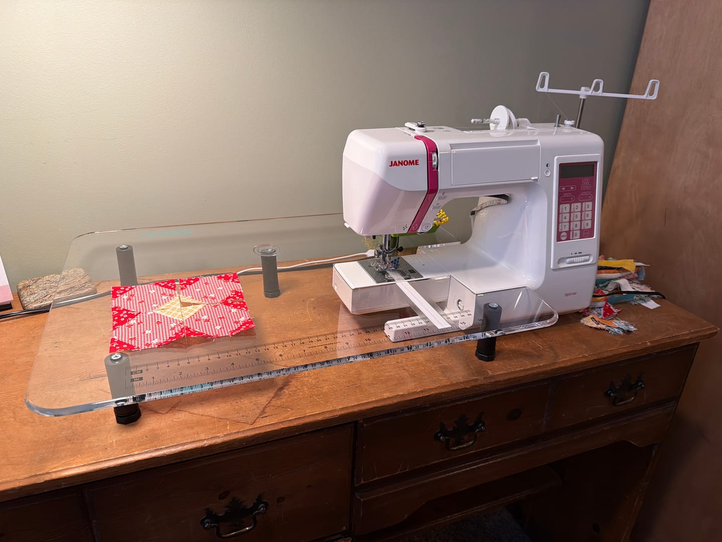 Customer photo review of Sew Steady Sewing Machine Extension Table