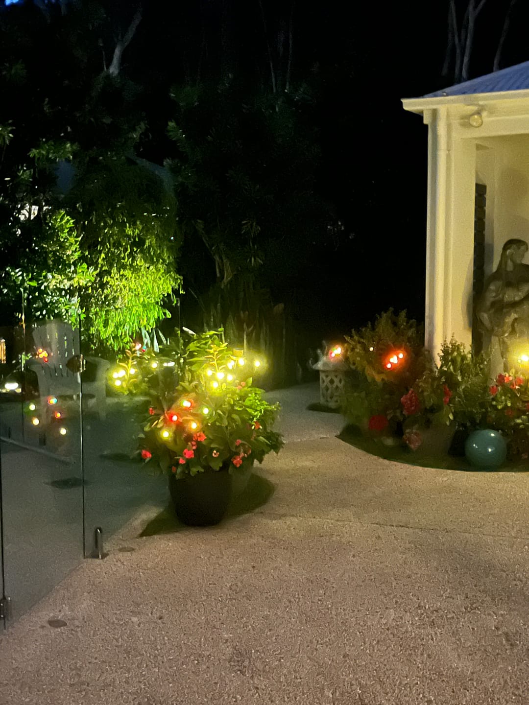 Customer photo review of GardenBrite™ Solar Firefly Lights