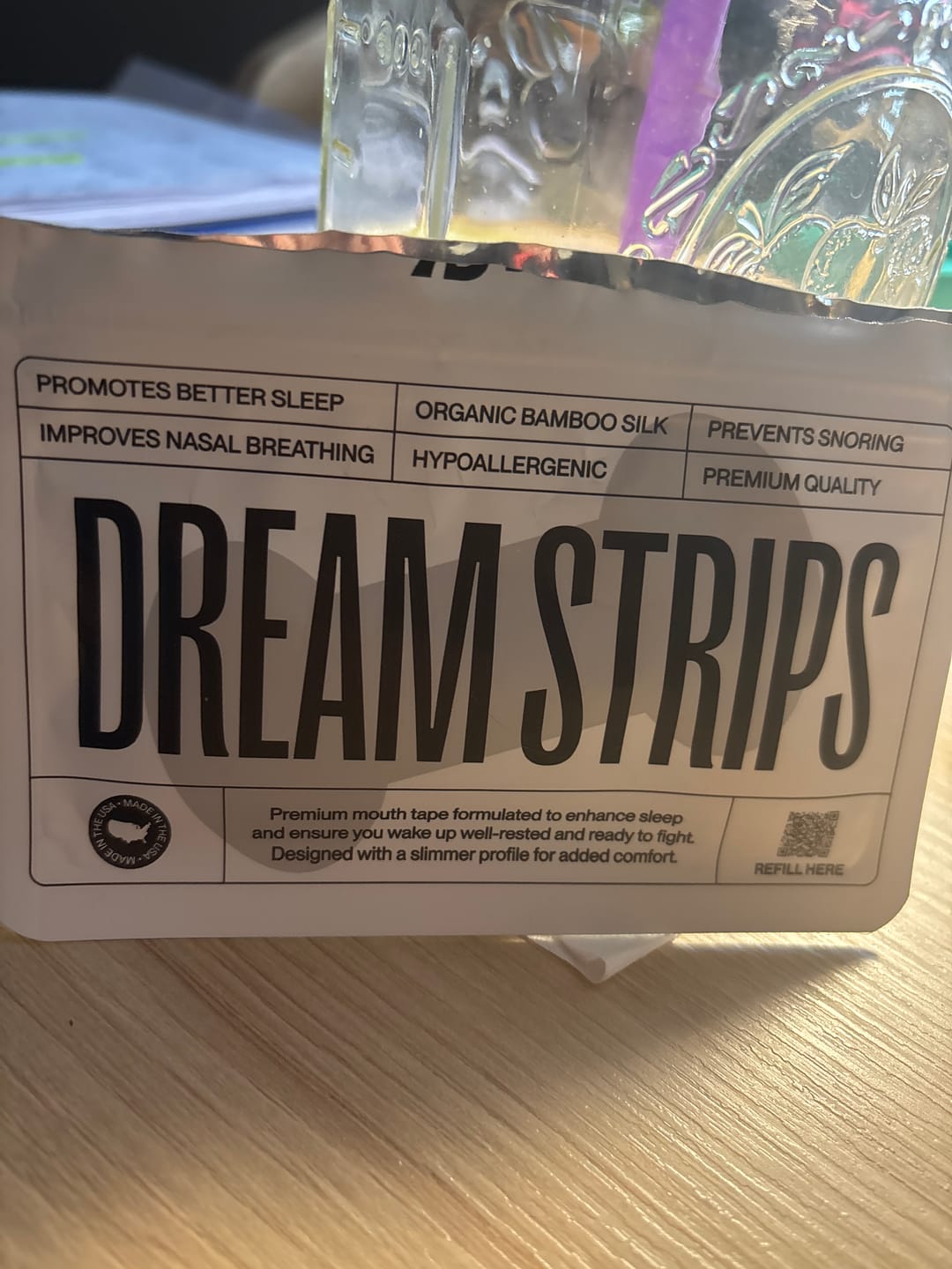 Customer photo review of Dream Mouth Tape