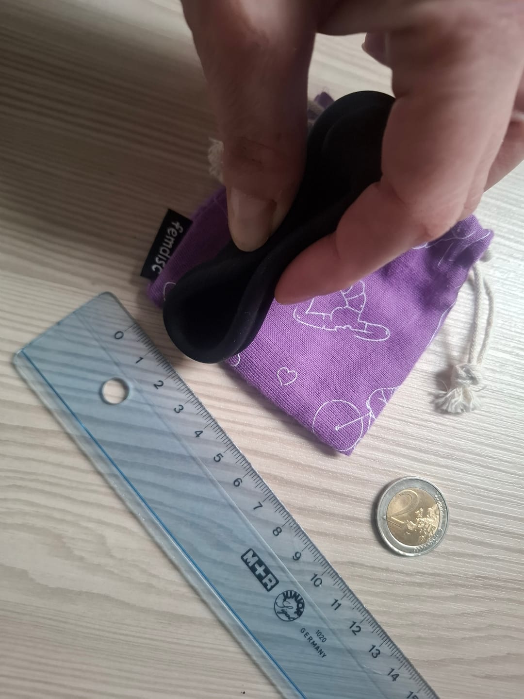 Customer photo review of 🎁 femdisc Einweg-Menstruationsscheibe (100% off)