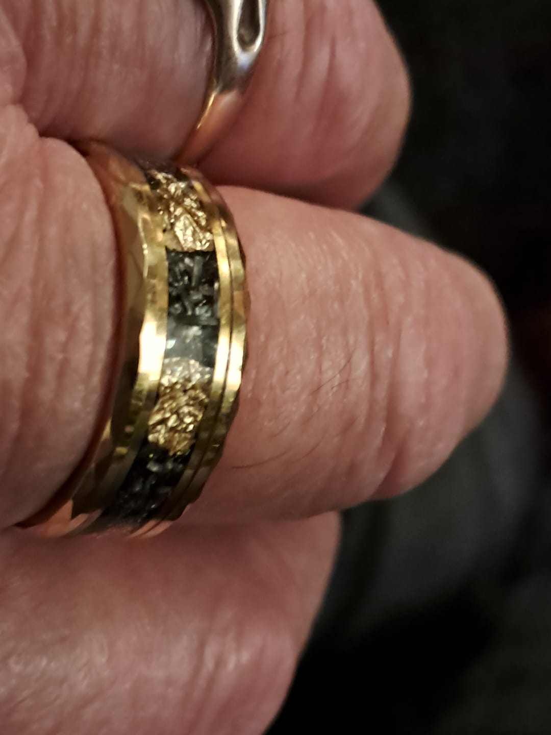 Customer photo review of Golden Flake Wonder Ring Set