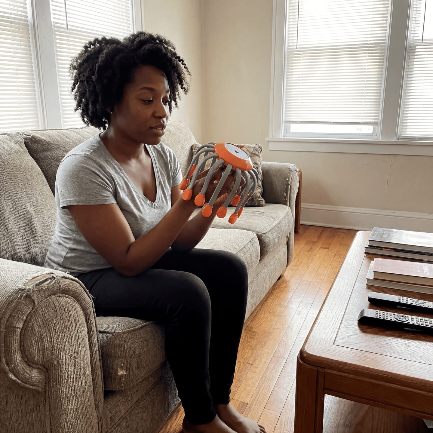 Customer photo review of Head Massager for Migraine Relief
