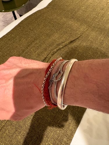 Customer photo review of INFINITY BRACELET | Silver