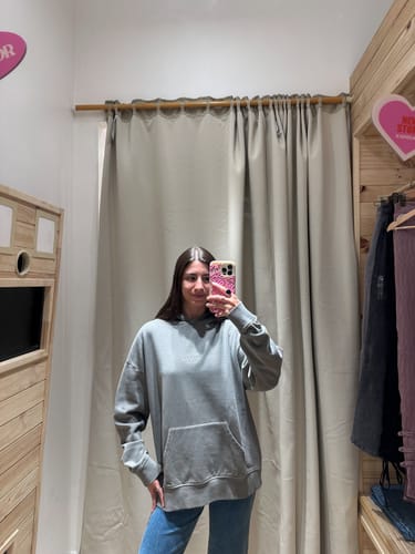Customer photo review of Polerón Hoodie Raindoor Girls Grey