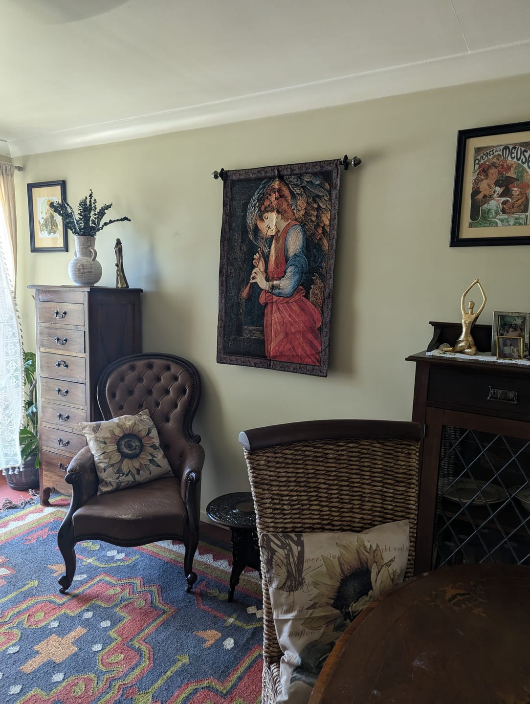 Customer photo review of Adjustable Tapestry Rod