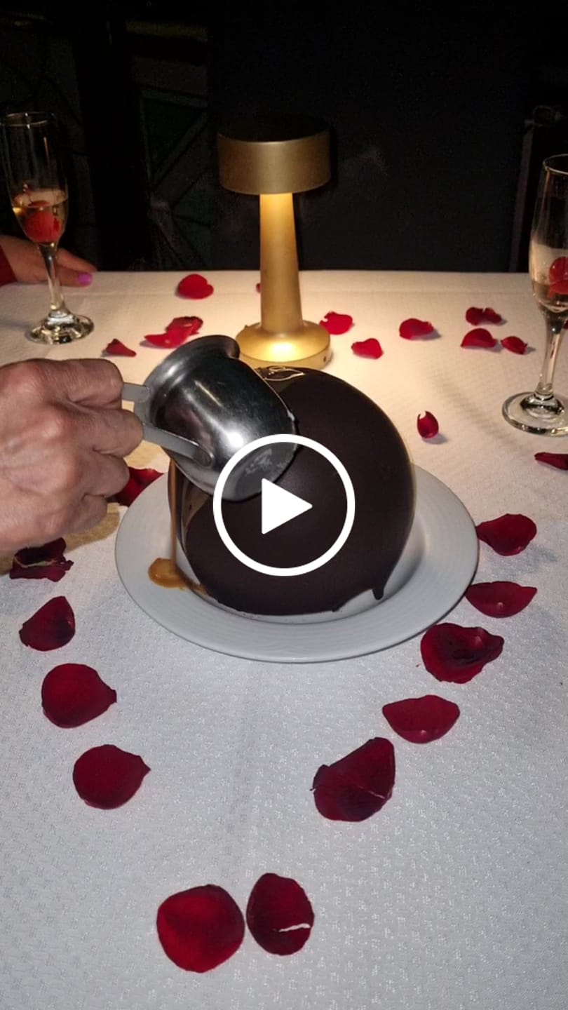 Customer video review of Mejorar postre por Esfera de Chocolate