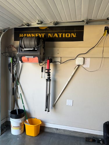 Customer photo review of Grandfalls Retractable Pressure Washer Pro
