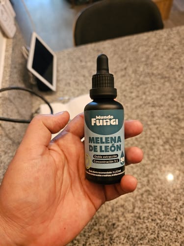 Customer photo review of Gotas de Melena de León - Ultra concentrado 50ML