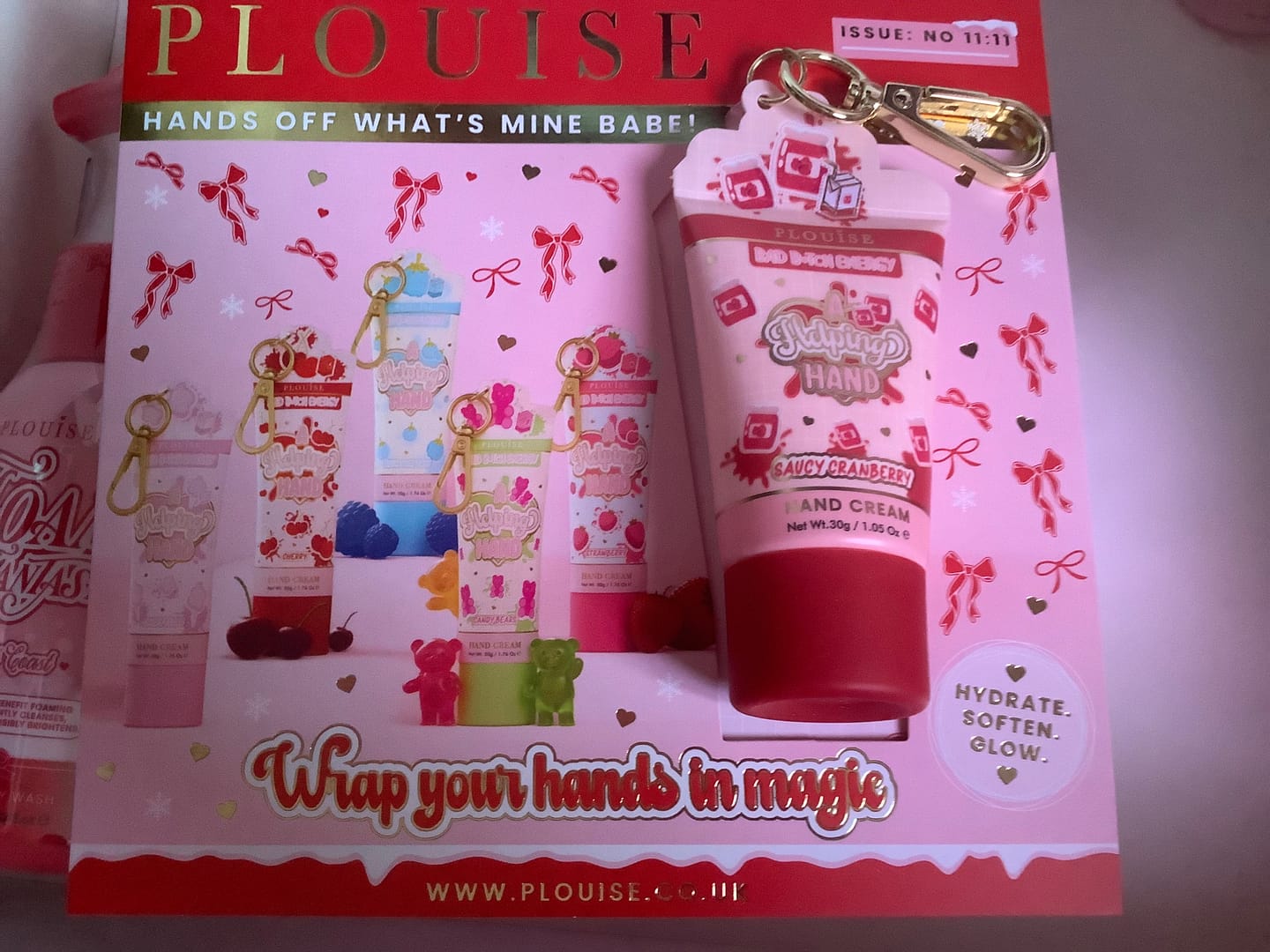 Customer photo review of P.Louise Christmas Magazine - Saucy Cranberry Hand Cream