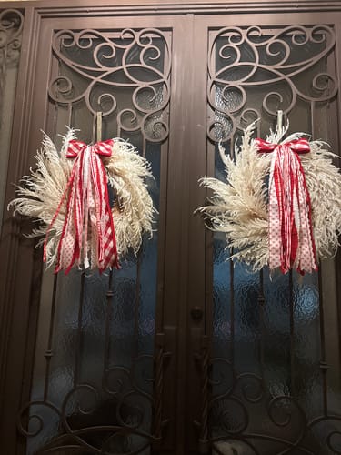 Customer photo review of I Cherry-ish You Wreath Ribbon