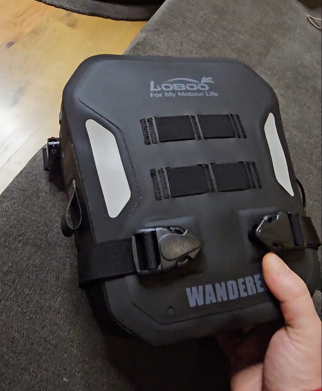 Customer photo review of Alps Inflatable Crash Bar Bag | 300KG Passive Protection | IPX7 Waterproof