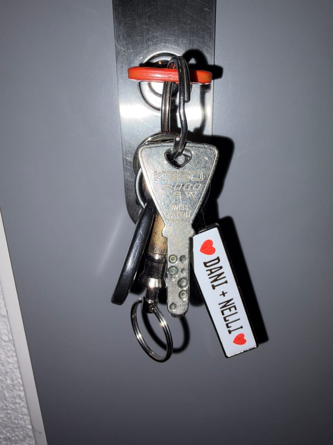 Customer photo review of Personalisierter Kennzeichen-Schlüsselanhänger – Dein Nummernschild als Anhänger