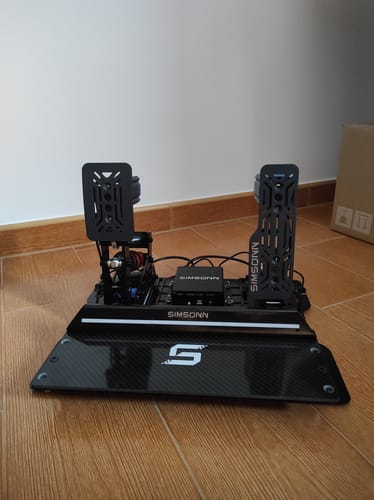 Customer photo review of Newest Simsonn Pedal Pro X Ultra with Haptics and RGB Feedback