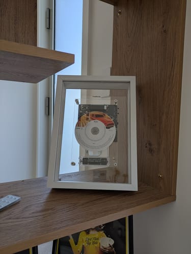 Customer photo review of M1 Music Frame CD Player