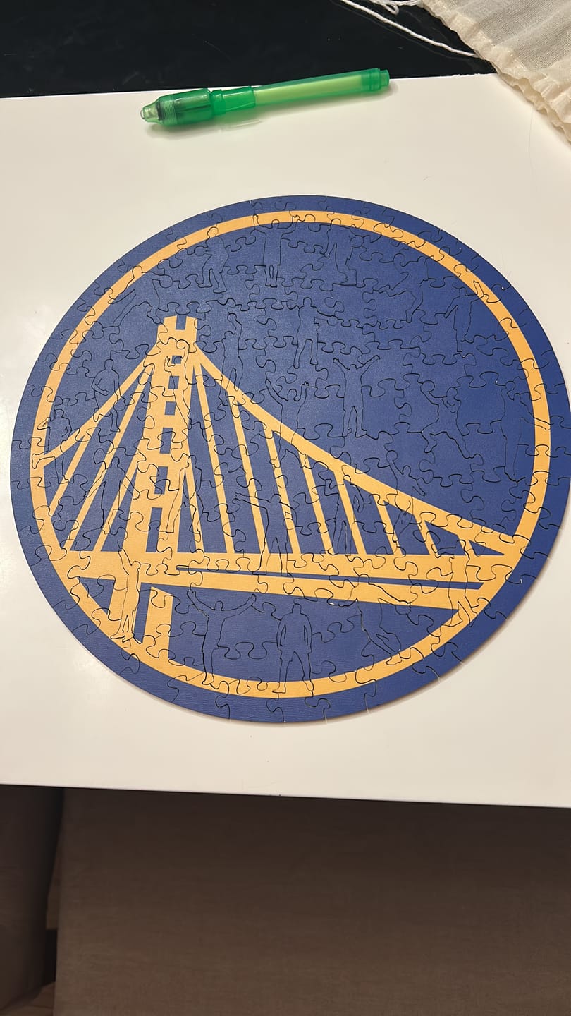 Customer photo review of Golden State Warriors™ - Puzzle de Madera