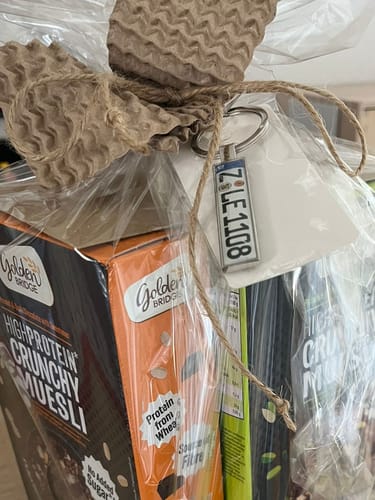 Customer photo review of Kennzeichen Schlüsselanhänger Mini Nummernschild Metall