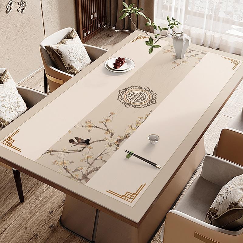 Customer photo review of Original Japanese Leather Tablecloth