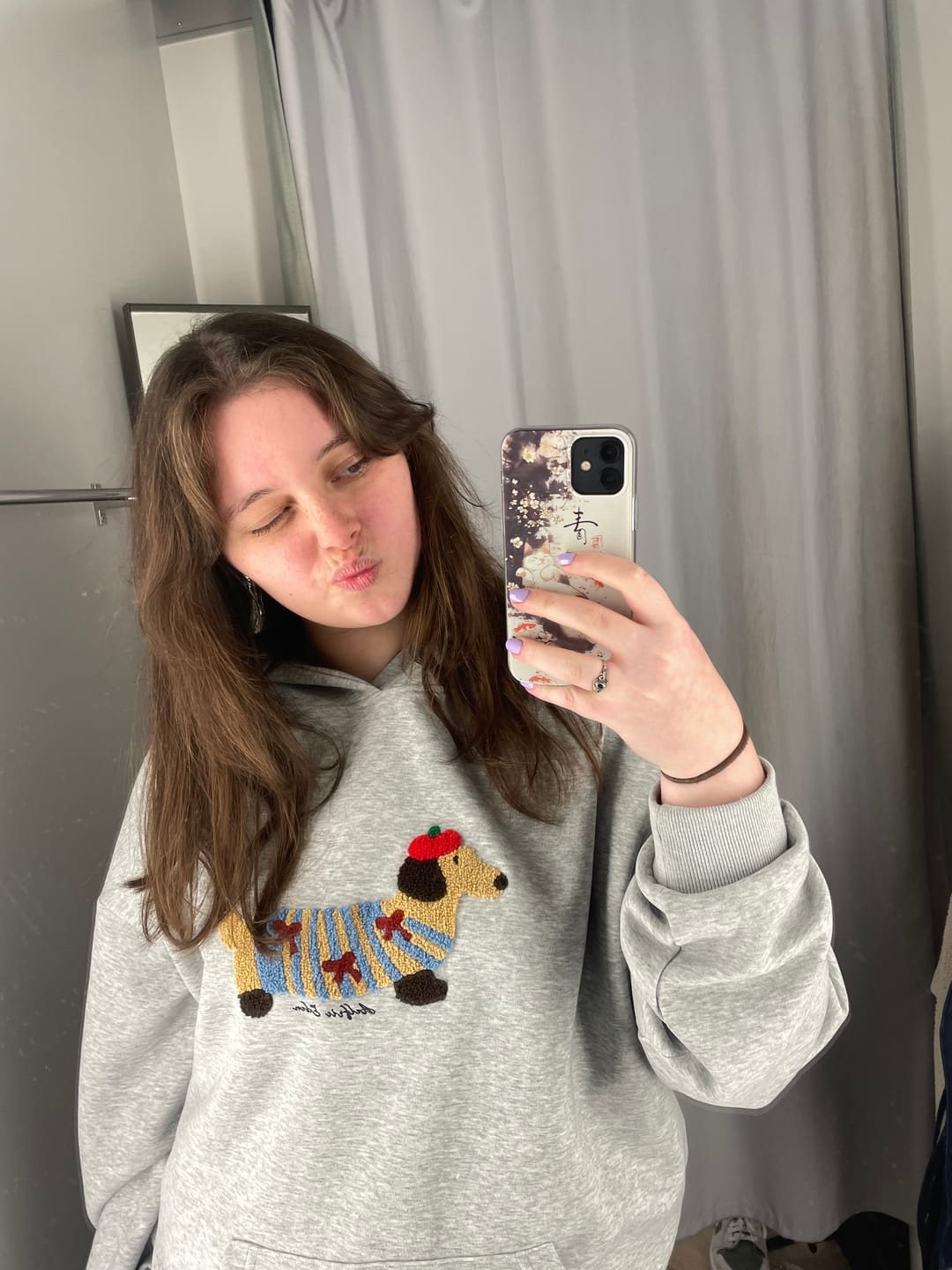 Customer photo review of Aelfric Eden Cartoon Dachshund Hoodie
