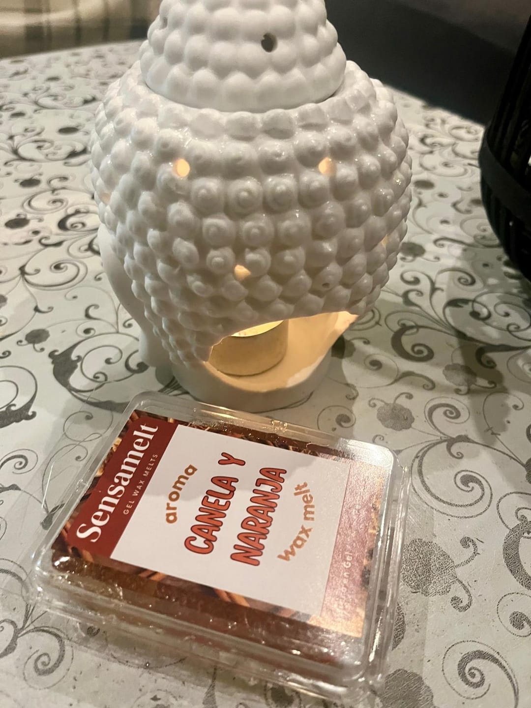 Customer photo review of Ámbar y Sándalo - Gel wax melt