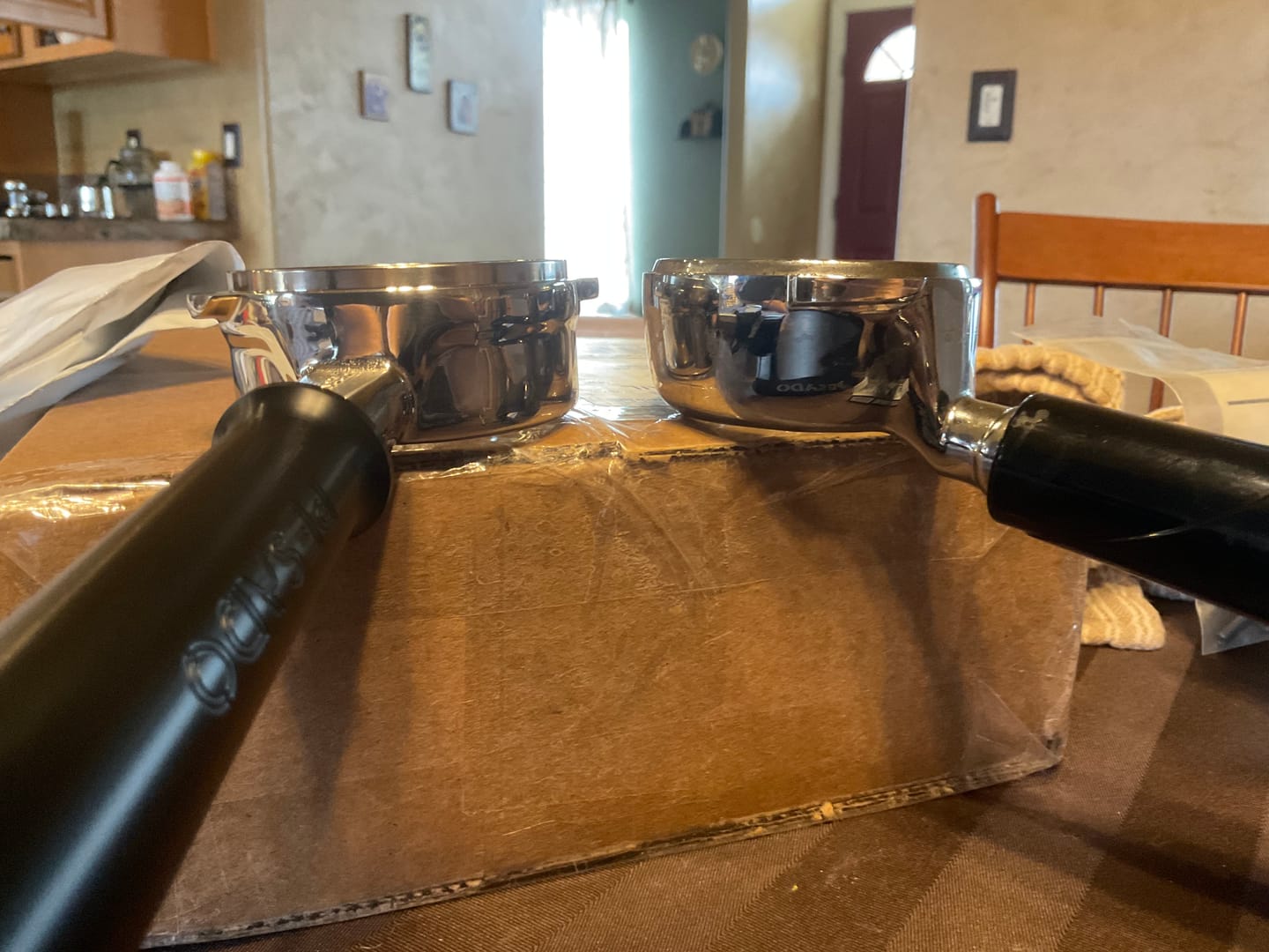 Customer photo review of Bottomless LM/E61/NS/GA Portafilter (Hybrid)