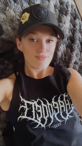 Customer photo review of Metal - Delt Muscle Tanktop - Black/White
