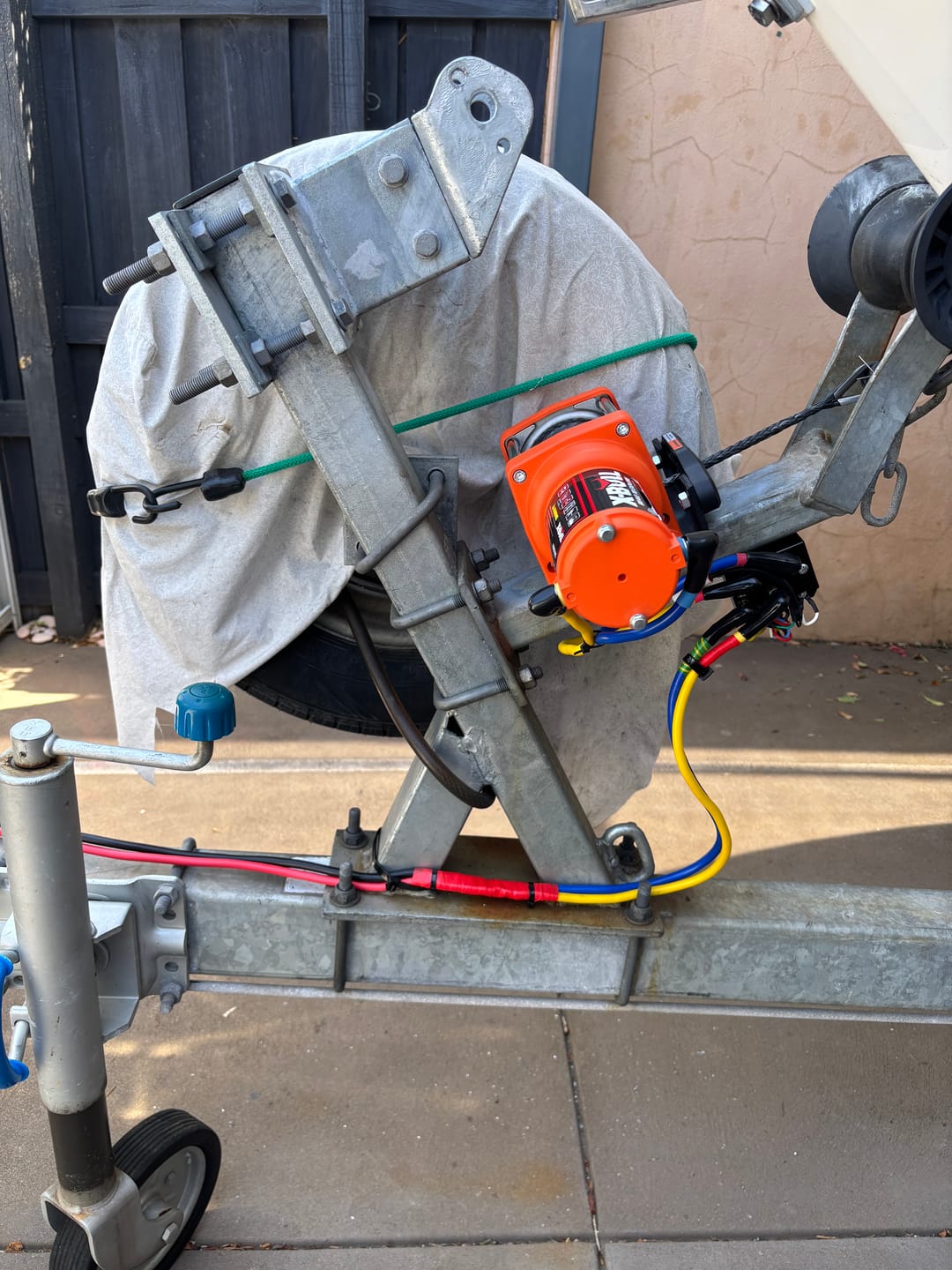 Customer photo review of X-BULL Electric Winch 12V Synthetic Rope 4500LBS Wireless Remote ATV UTV 2041KG