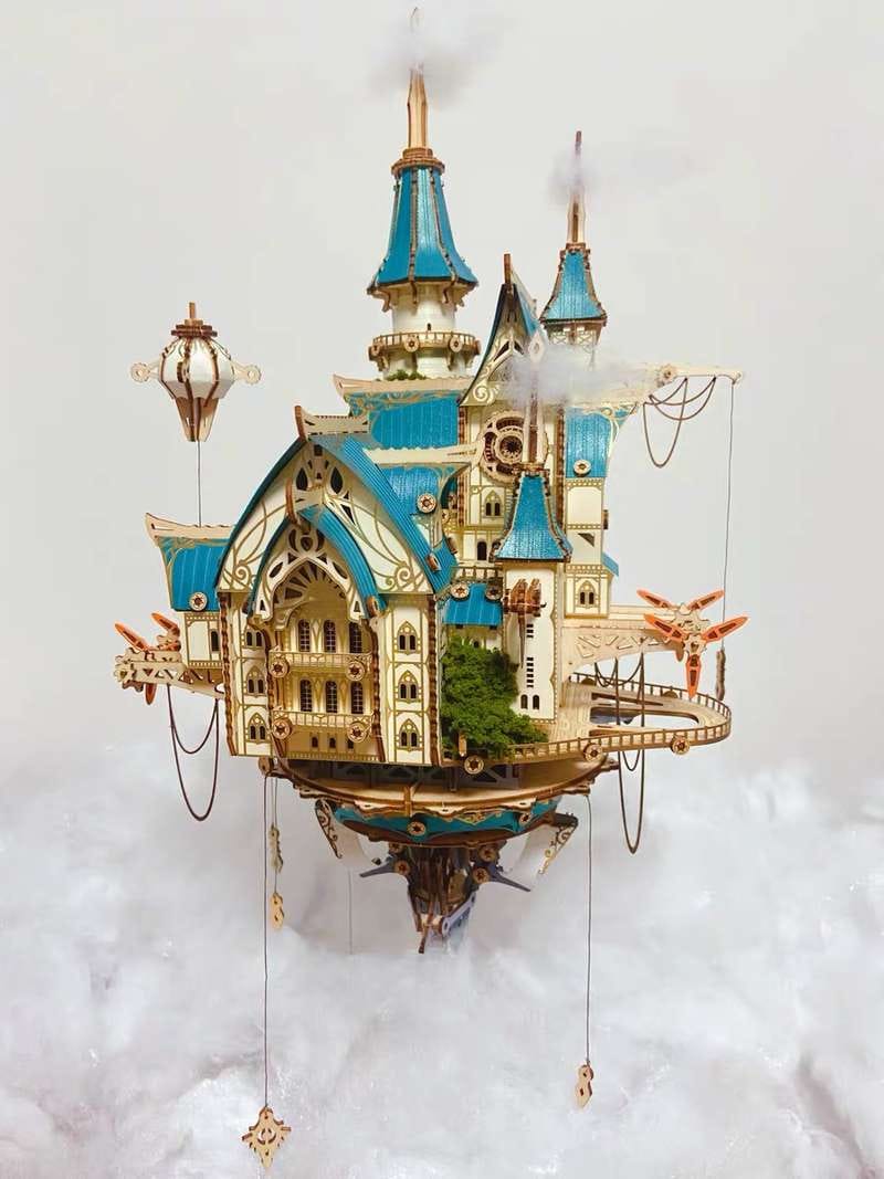Customer photo review of Castle In the Sky 3D Wooden Puzzle
