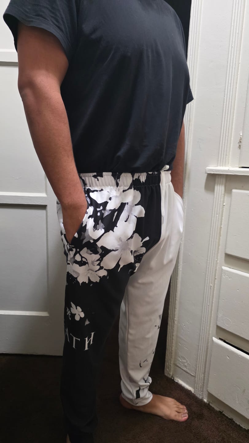 Customer photo review of Death & Life Joggers