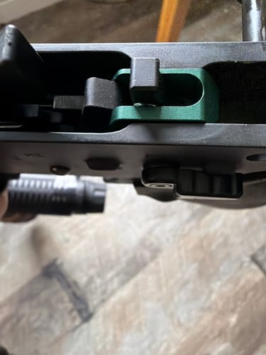 Customer photo review of Partisan Forced-Reset Drop-In Cassette Trigger FRT – AR-15 Platform (USA-Made)