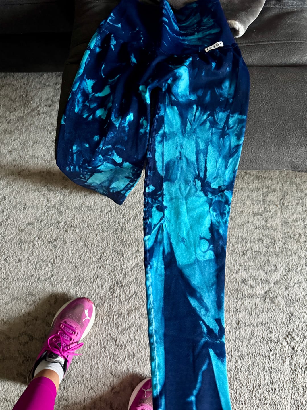 Customer photo review of Leggings Push Up Elements Acqua Turchese Blu