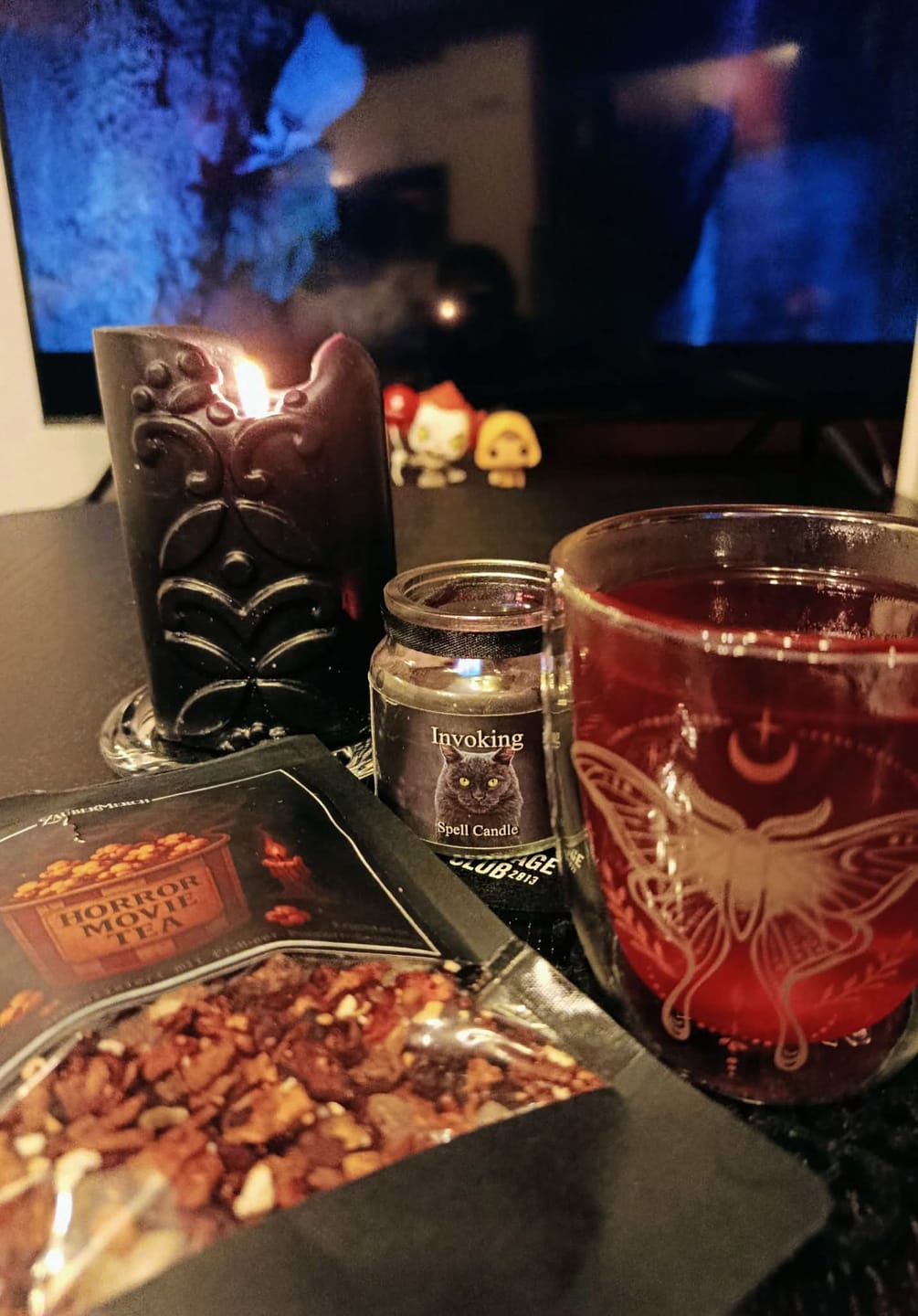 Customer photo review of Horror Movie Tea – Früchtetee mit Erdbeer-Popcorn-Geschmack | Limitierter Halloween Tee