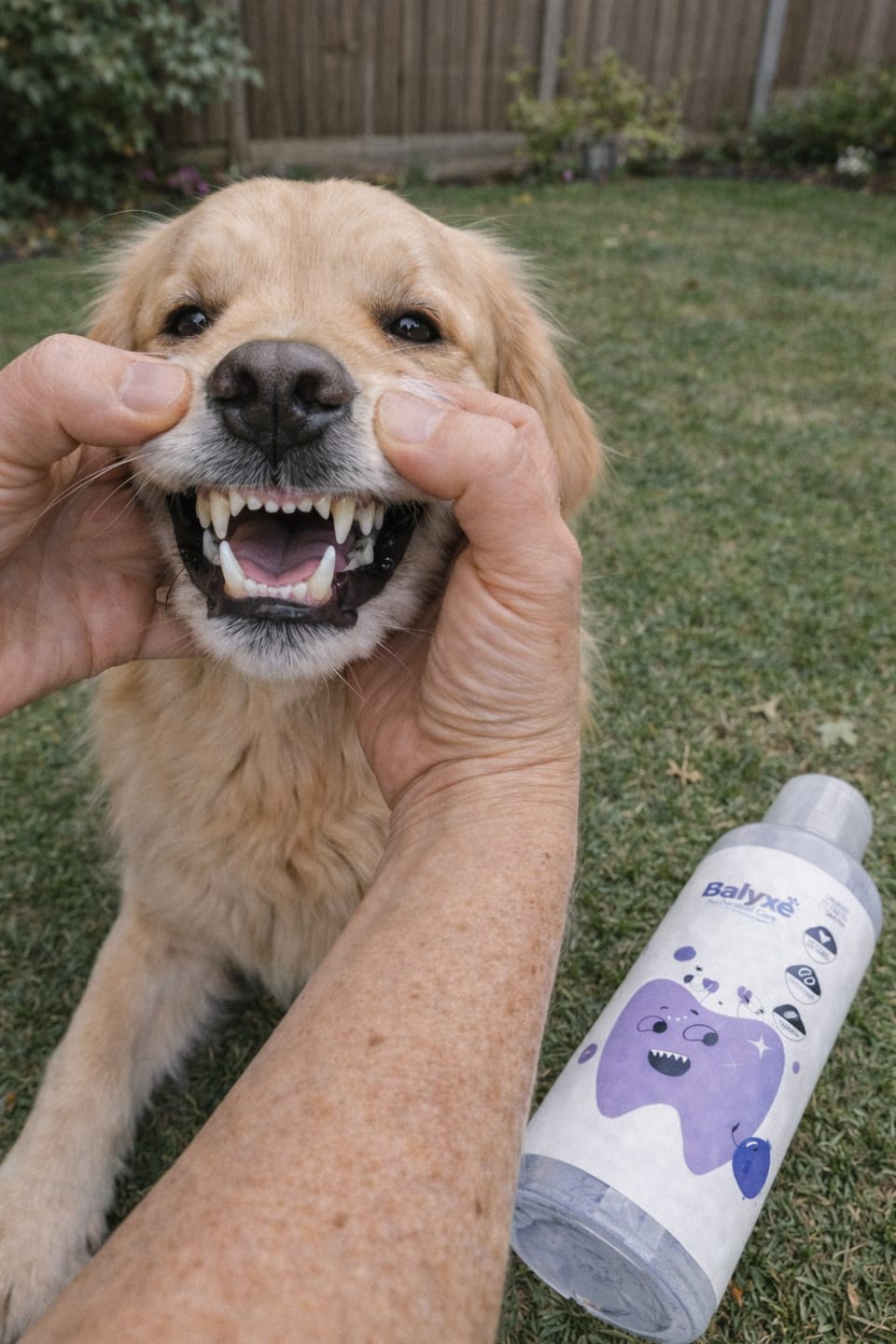 Customer photo review of Balyxe: Protección Dental para Mascotas