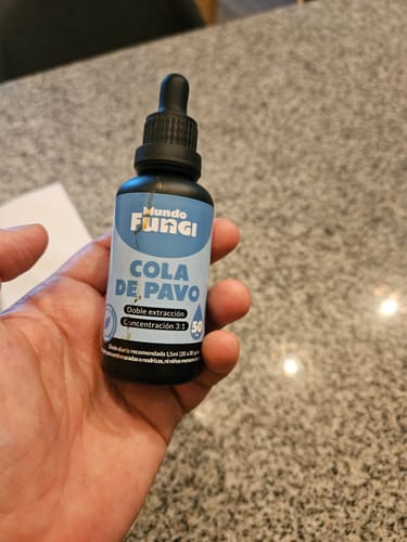 Customer photo review of Cola de Pavo en Gotas - Ultra Concentrado 50ML