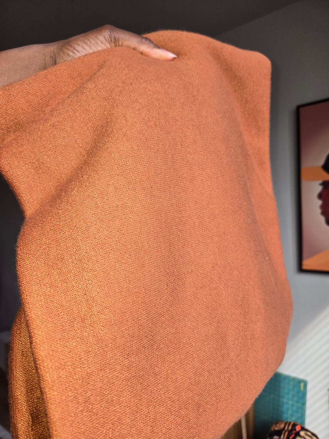 Customer photo review of Ultra Soft Faux Cashmere
