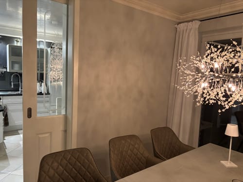 Customer photo review of Akustikpaneele Walnuss-Grau | 240 cm x 60 cm | Dreiseitig Echtholzfurnier