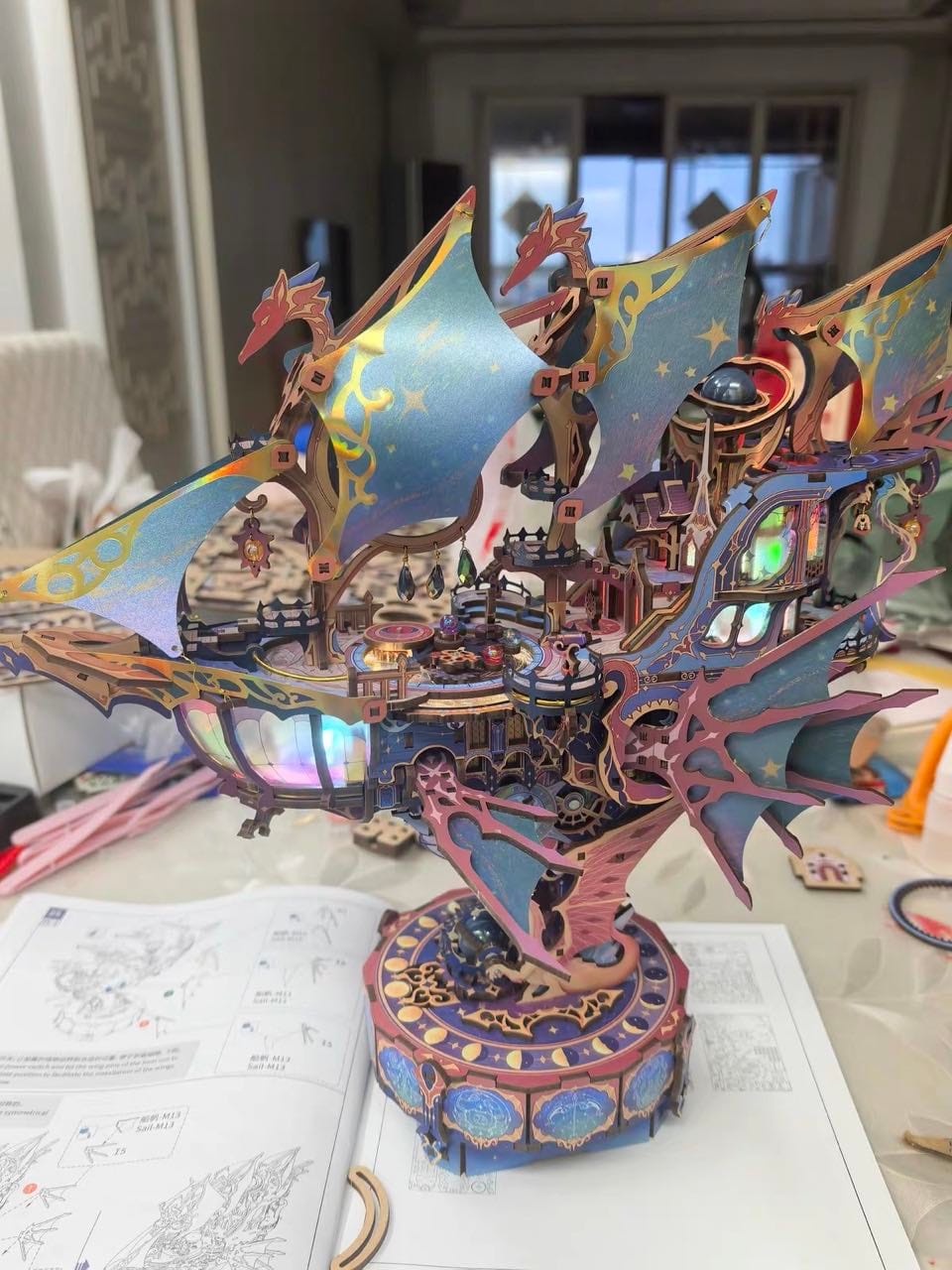 Customer photo review of Magical Galaxy 3D Wooden Puzzle