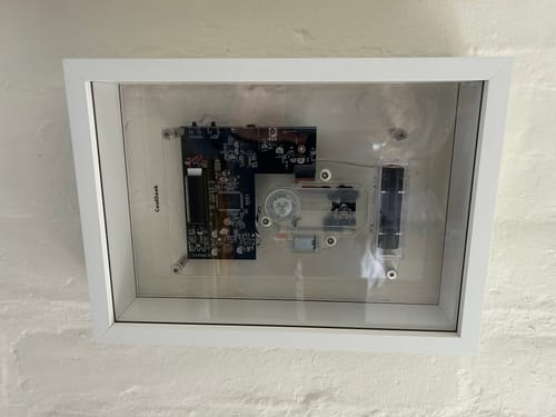 Customer photo review of M1 Music Frame CD Player