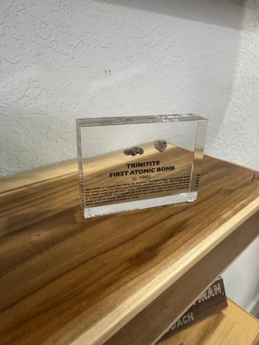 Customer photo review of Trinitite (First Atomic Bomb)