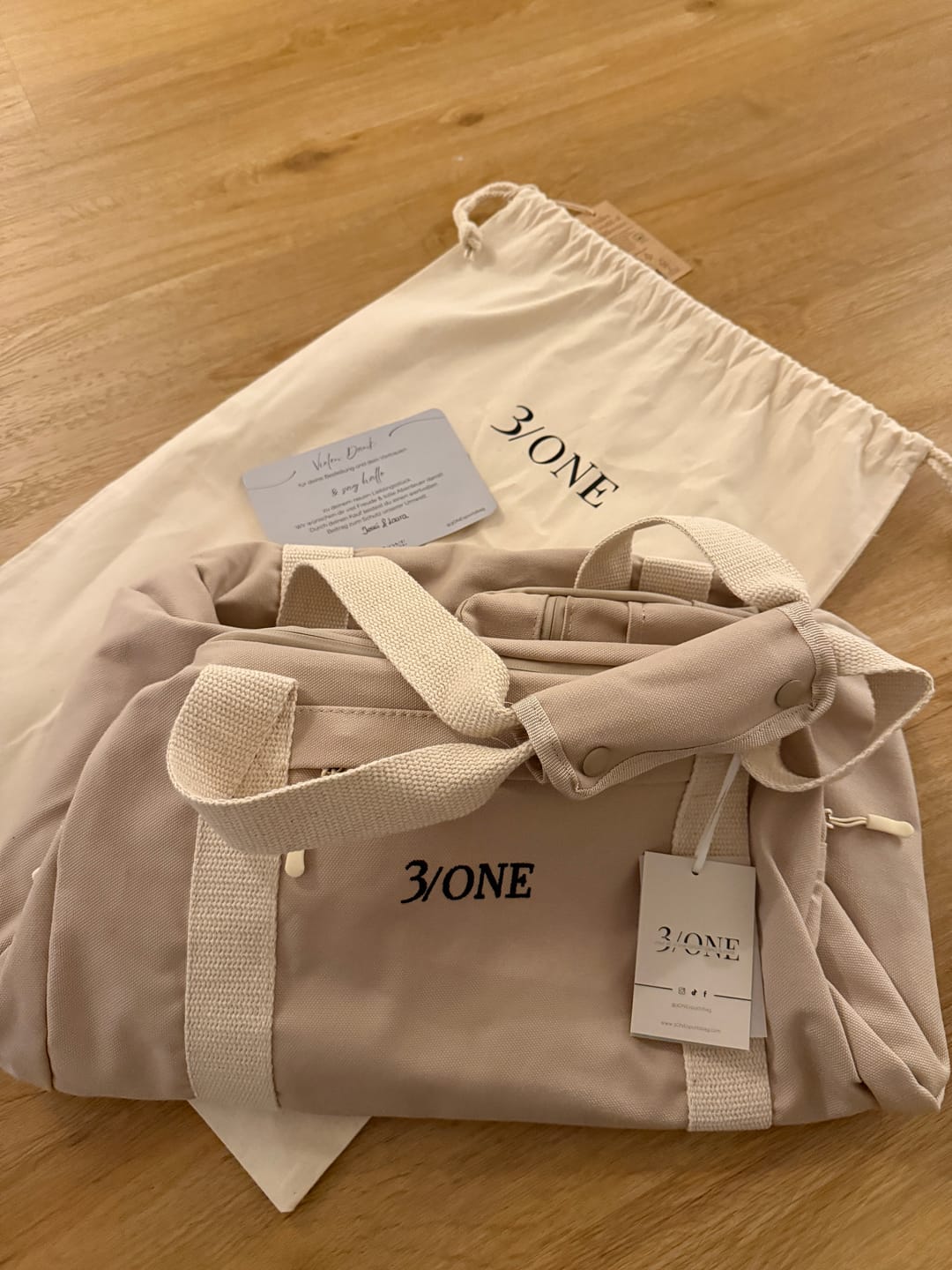 Customer photo review of Sportsbag Sandstone Small